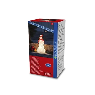 Afbeelding van LED Kerstfiguur sneeuwpop met muts Konstsmide