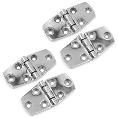 Afbeelding van POFET 4Pcs Duurzaam 316 Marine Rvs Gieten Band Scharnier Deur Voor Boot Jacht RV