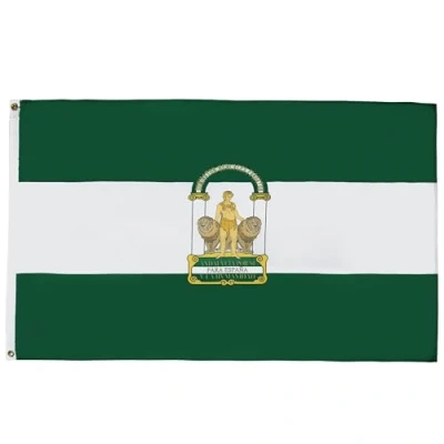 Afbeelding van AZ FLAG vlag Andalusië 90 x 60 cm Andalucia Spanje vlaggen