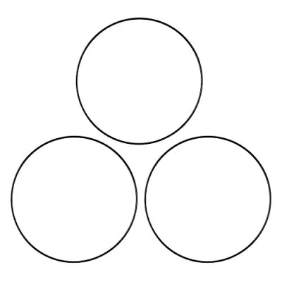 Afbeelding van Ideen mit Herz Metalen ringen om te knutselen, 3 stuks, mm dik, Ø 20 cm, ijzeren draadringen, ideaal voor dromenvangers, macramé, droogbloemen, wanddecoratie (zwart)