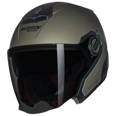 Afbeelding van Nolan N40 5 06 Classico Nobile N Com Jet Helm, bruin, afmeting M voor man