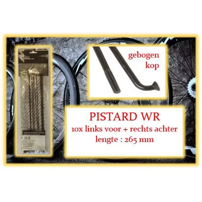 Afbeelding van Miche Spaak+nip. 10x LV+RV PISTARD WR