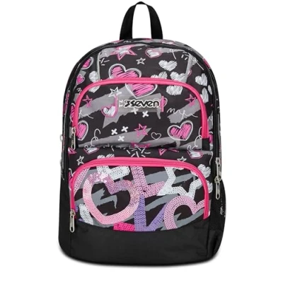 Afbeelding van Seven 200102435 899 rugzak School Meerkleurig Polyester