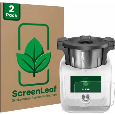 Afbeelding van ScreenLeaf Screenprotector voor SilverCrest Monsieur Cuisine Connect Duurzame schermbescherming Folie Beschermfolie transparant (2 Stuks)