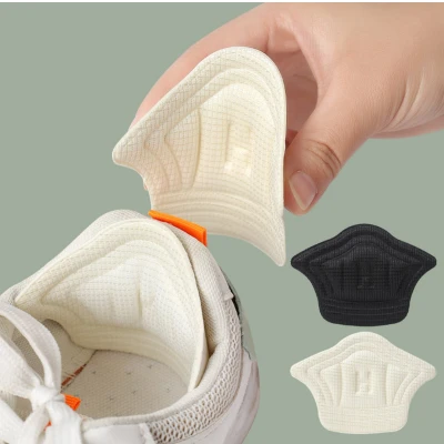 Afbeelding van 2x( 1 paar ) Schoen Hiel Patch Wit tegen blaren en tegelijkertijd slijtage van Schoenen te gaan Inlegzolen Pad Verstelbare Anti Wear Voeten Kussen