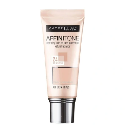 Afbeelding van Maybelline Affinitone Foundation 24 Golden Beige 30ml