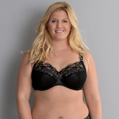 Afbeelding van RosaFaia Beautyfull Colette Beugel Bh 5249 001 Zwart maat EU 75F / FR 90F