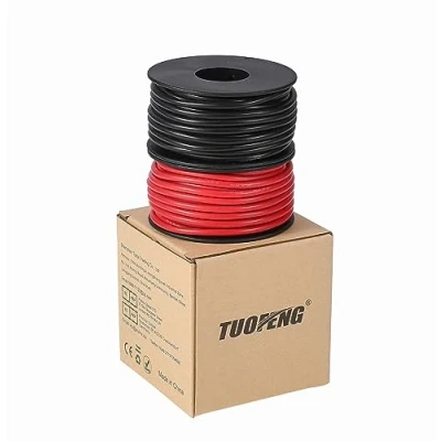 Afbeelding van TUOFENG 18 Gauge Draad 30 m Super Flexibele Siliconen Geïsoleerde Haakup 15 Zwart en Rood Vertind Koperdraad Hoge Temperatuurbestendigheid voor 3D printer, RC Voertuig