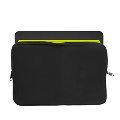 Afbeelding van kwmobile toetsenbord hoes geschikt voor Logitech K480 hoesje Neopreen keyboard beschermhoes Reis case met rits Keyboards cover in zwart