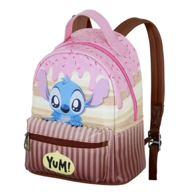 Afbeelding van Disney Lilo and Stitch Muffin kleine hoofdrugzak, roze, 22 x 25 cm, inhoud 8 l, Roze en Stitch, Eén maat, FAN HS Rugzak 2.2