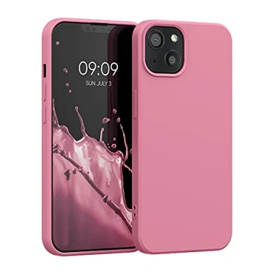 Afbeelding van kwmobile telefoonhoesje compatibel met Apple iPhone 13 hoesje Zachte case voor smartphone Back cover in zoetroze