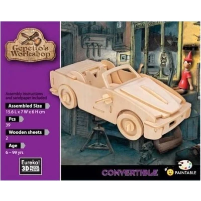 Afbeelding van Eureka Gepetto&quot;;s Workshop Houten Bouwpakket 3D Convertible