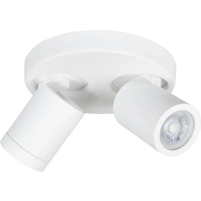 Afbeelding van Highlight Spot Oliver 2 lichts rond badkamer IP44 wit