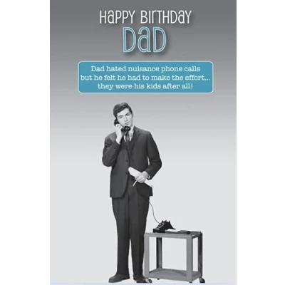 Afbeelding van papa verjaardagskaart, grappige vader verjaardagskaart voor papa, gelukkige verjaardag kaart grappig