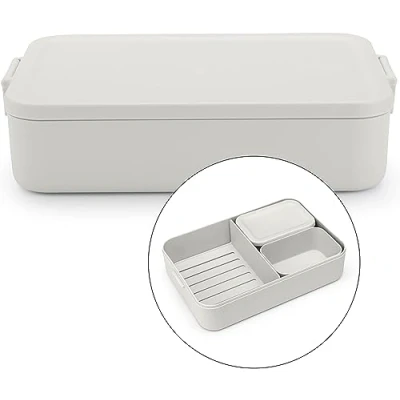 Afbeelding van Brabantia Make &amp; Take Bento Lunchbox L Lichtgrijs
