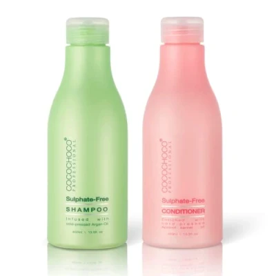 Afbeelding van COCOCHOCO Professional Set Nazorg sulfaatvrije shampoo 400 ml en conditioner