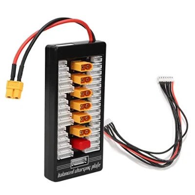 Afbeelding van RC XT60 parallelle laadkaart Balance Charger Uitbreiding stekker Compatibel met 2 6S LiPo batterijen