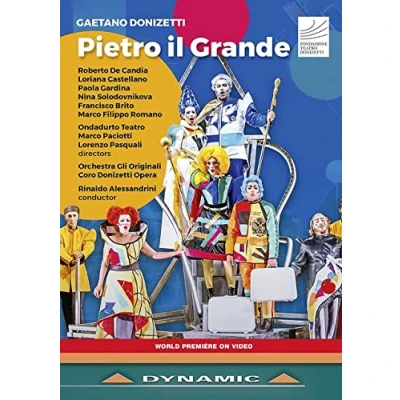 Afbeelding van Rinaldo Alessandrini, Orchestra Gli Originali Donizetti: Pietro Il Grande (2 DVD)