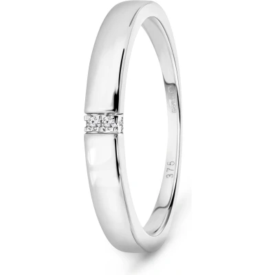 Afbeelding van Miore Ring met Diamanten Dames 9 Karaat Kleur Witgoud