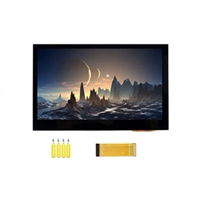 Afbeelding van 4.3inch DSI LCD Capacitive Touch Screen Display 800x480 Resolution IPS Wide Angle Monitor for Raspberry Pi 4B/3B+/3A+/3B/2B/B+/A+, Supports Ubuntu/Kali / WIN10 IoT