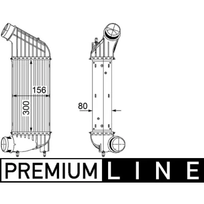 Afbeelding van Mahle Original Interkoeler CI 181 000P