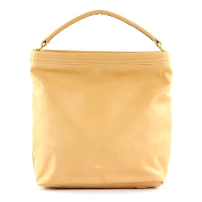 Afbeelding van BREE Leren Schoudertas Juna 2 Hobo Toasted Almond Beige