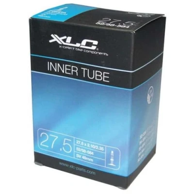 Afbeelding van XLC Uniseks fietsbinnenband voor volwassenen, 27,5 x 2,10/2,35 52/58 584 SV 48 mm VT S27, zwart, één maat
