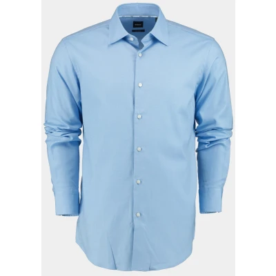 Afbeelding van BOSS JOE KENT Zakelijk overhemd, Heren, Maat: 38, Light/pastel blue