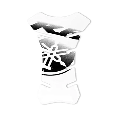 Afbeelding van 4R Quattroerre.it 18146 Zelfklevende 3D Tank Pad voor Motorfiets Yamaha R6, Transparant