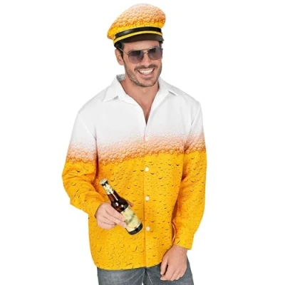 Afbeelding van Boeren Tirol &amp; Oktoberfest Kostuum Kapitein Van De Bierboot Man XXL Bierfeest Verkleedkleding