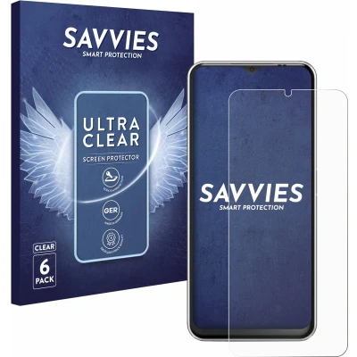Afbeelding van Savvies Screenprotector voor Emporia Smart 6 Folie Beschermfolie transparant (6 Stuks)
