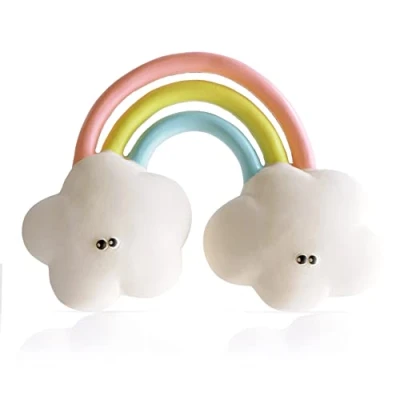 Afbeelding van Lanco rubberen bijtspeeltje Regenboog