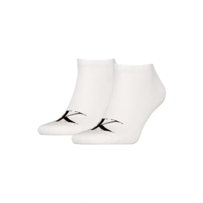 Afbeelding van Calvin Klein Sokken 2P Sneaker Monogram Socks Grijs Maat 39/42 Heren