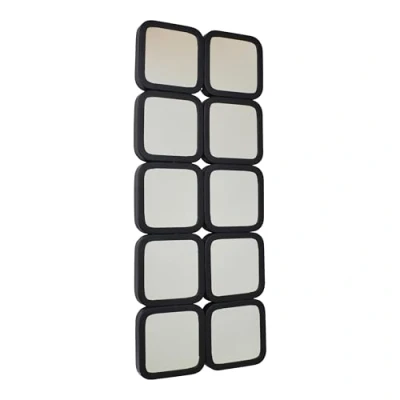 Afbeelding van LOFT42 Spiegel Dory Small Wandspiegel Zwart Metaal 40x100