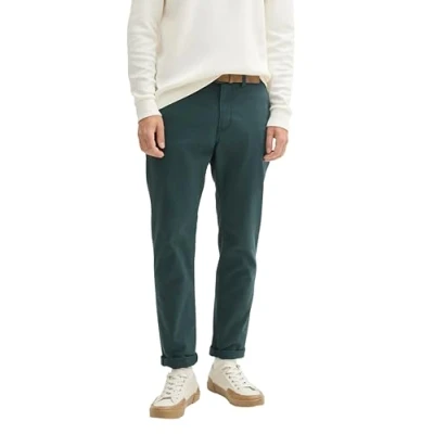 Afbeelding van TOM TAILOR Denim Slim chinobroek voor heren, 10362, Dark Gable Green, 36W x 36L