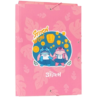 Afbeelding van Grupo Erik A4 Polypropyleen Disney Stitch Opbergmap met hoekelastiek