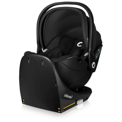 Afbeelding van Lionelo Moxie i Size Set Autostoeltje met draaibare ISOFIX basis Autostoel RWF vanaf geboorte Bamboe stof 360 rotatie Magnetische gordelhaakjes Dri Seat Hoofdsteun memory foam 4,3 kg Ademend &amp; wasbaar