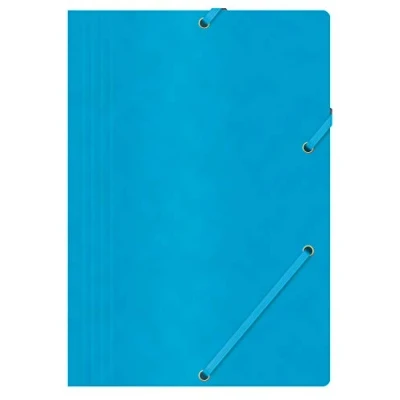 Afbeelding van OFFICE PRODUCTS 21194011 07 map met elastiek persspan, A4, gewicht 390 g/m2 blauw