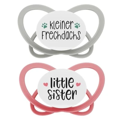 Afbeelding van nip ® Soother My Butterfly Green Special Edition, maat 1 (0 6 maanden), brutale das / little zusje