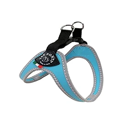 Afbeelding van Tre Ponti Harnas voor honden/kleur blauw/maat 2 tot ca. 5 kg borstomvang 33 37 cm