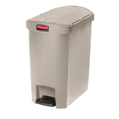 Afbeelding van Rubbermaid Slim Jim End Step 30 liter beige