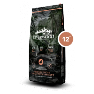 Afbeelding van Riverwood Adult Large Breed Eend&amp;Kalkoen Hondenvoer 12 kg