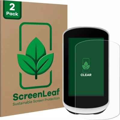 Afbeelding van ScreenLeaf Screenprotector voor Garmin Edge Explore 2 Duurzame schermbescherming Folie Beschermfolie transparant (2 Stuks)