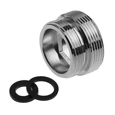 Afbeelding van Kraan Water Beluchter Adapter, Messing Tap Filter Connector, 16mm tot 22mm NPT Draad Adapter (Mannelijk naar Mannelijk)