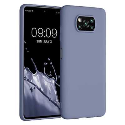 Afbeelding van kwmobile telefoonhoesje compatibel met Xiaomi Poco X3 NFC/Poco Pro hoesje Zachte case voor smartphone Back cover in lavendelgrijs mat