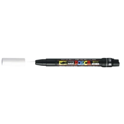 Afbeelding van Brushverfstift Posca PCF350 wit