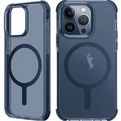 Afbeelding van Uniq Combat Magsafe hoesje Apple Iphone 15 Pro Blauw