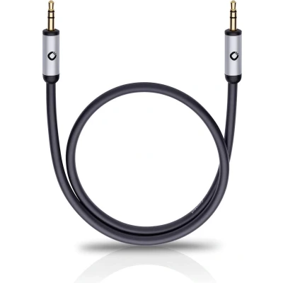 Afbeelding van Oehlbach i Connect J 35 Jackplug Audio Aansluitkabel [1x male 3,5 mm 1x mm] 0.50 m Zwart V