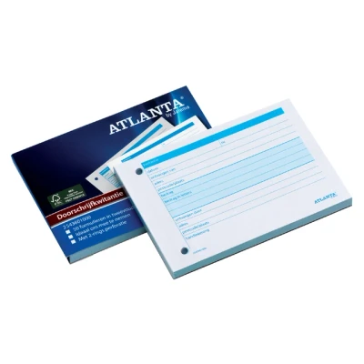 Afbeelding van Kwitantieblok Atlanta A6 50x2vel