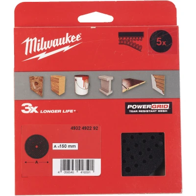 Afbeelding van Milwaukee Accessoires Pad Saver 150mm 5 stuks 4932492292